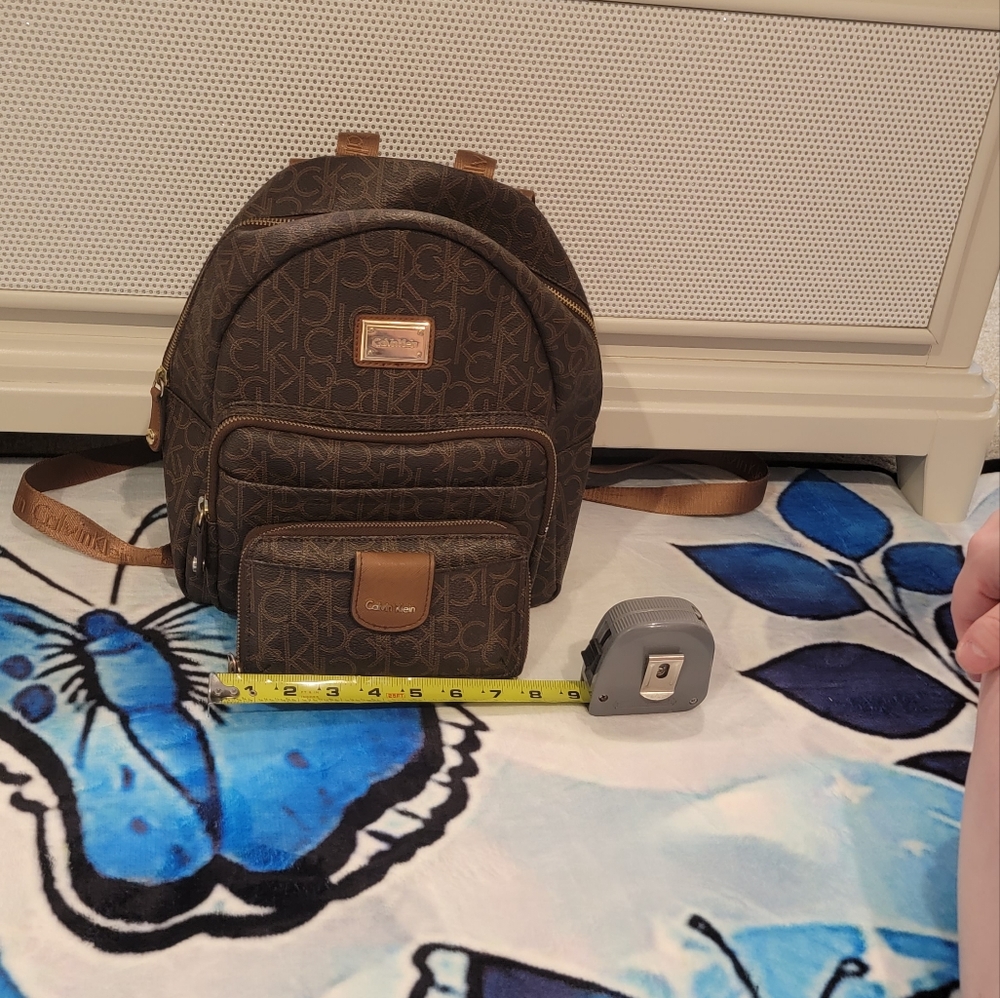 Calvin kline bookbag and wallet